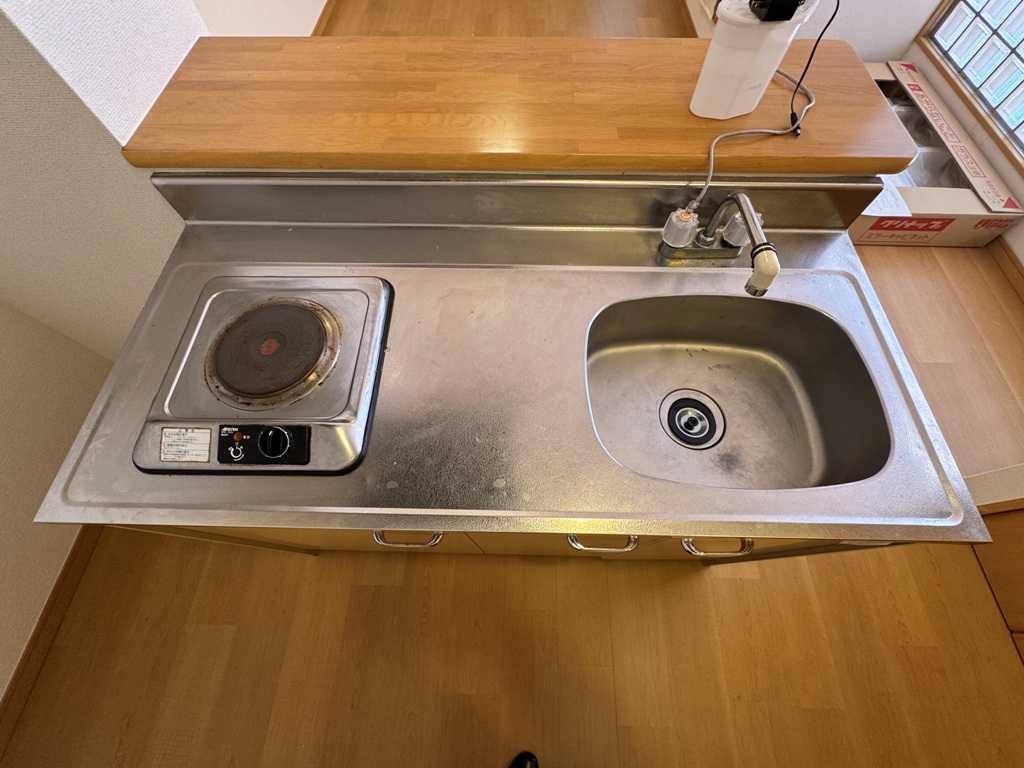 サンキャッスル田川のカウンターキッチン