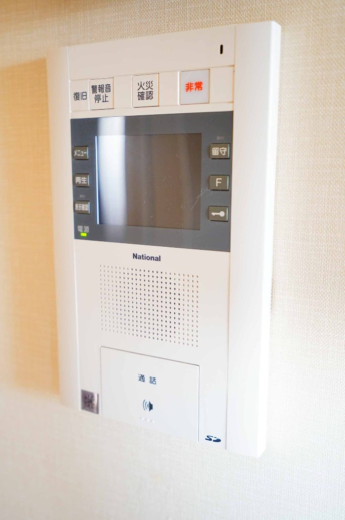 淀川ウエストタワーのTVモニターインターホン